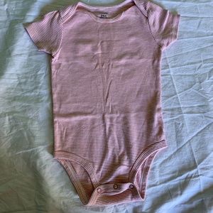 Carter's pink striped one piece